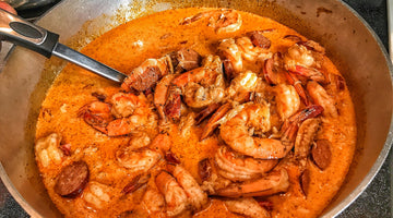 Creamy Seafood Bisque-Touffée. It's kinda like bisque and kinda like étouffée