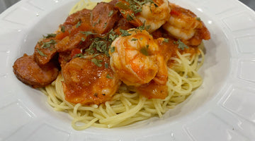 Shrimp and Sausage Chilau