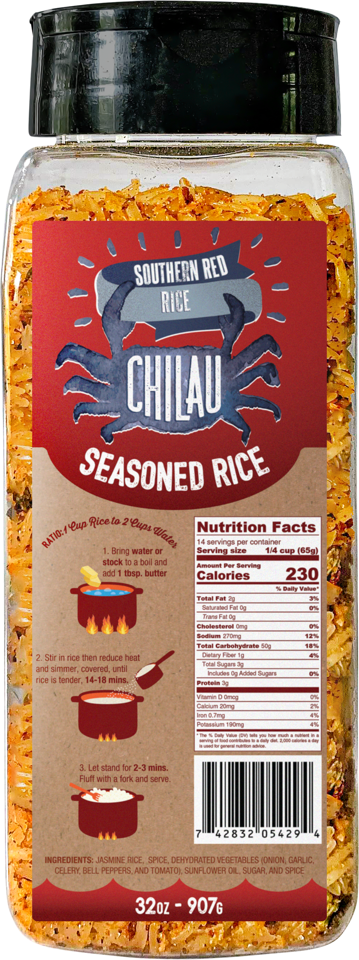 Southern Red Rice (32oz)